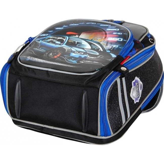 Рюкзак Across ACR18-178A Спортивная машинка (синий) - фото №6