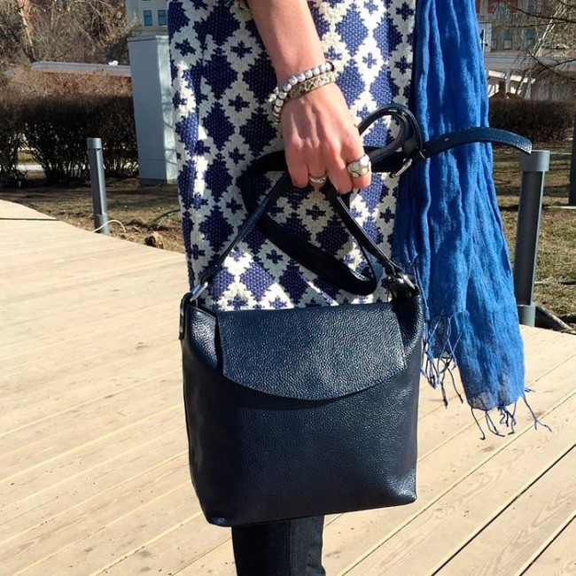 Женская сумка Trendy Bags CARINI Синий - фото №6
