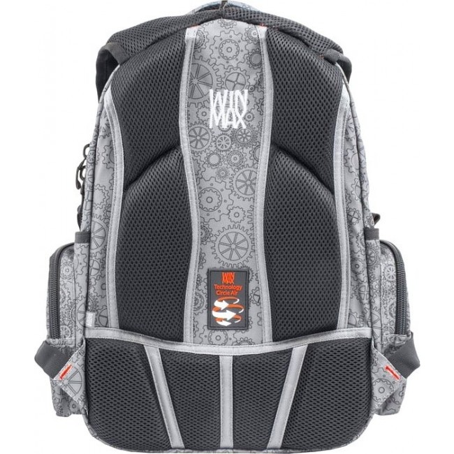 Рюкзак WINmax К-542 Серый с бирюзовой эмблемой - фото №4