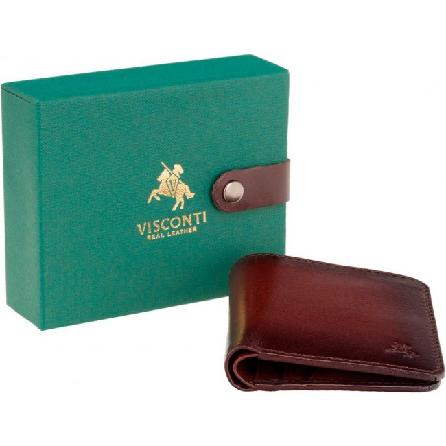 Бумажник Visconti AT56 David Коричневый Tan - фото №7