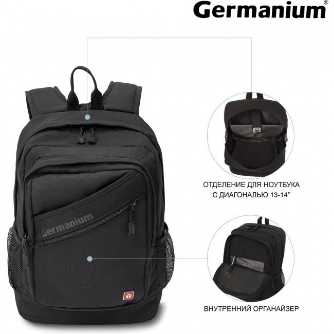 Рюкзак Germanium S-09 Черный - фото №2