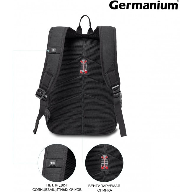 Рюкзак Germanium S-09 Черный - фото №4