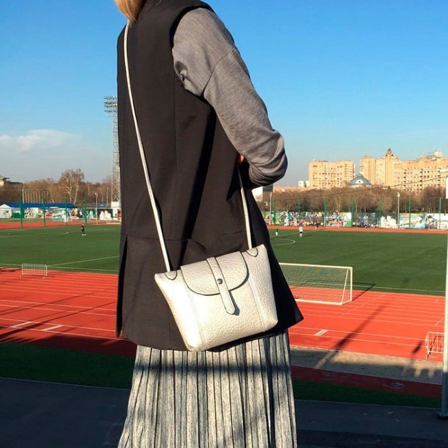 Женская сумка Trendy Bags RICO Серебро - фото №6