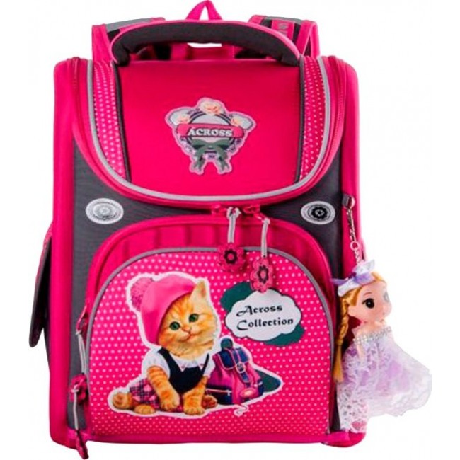 Рюкзак Across ACR19-195 Киска (розовый) - фото №1