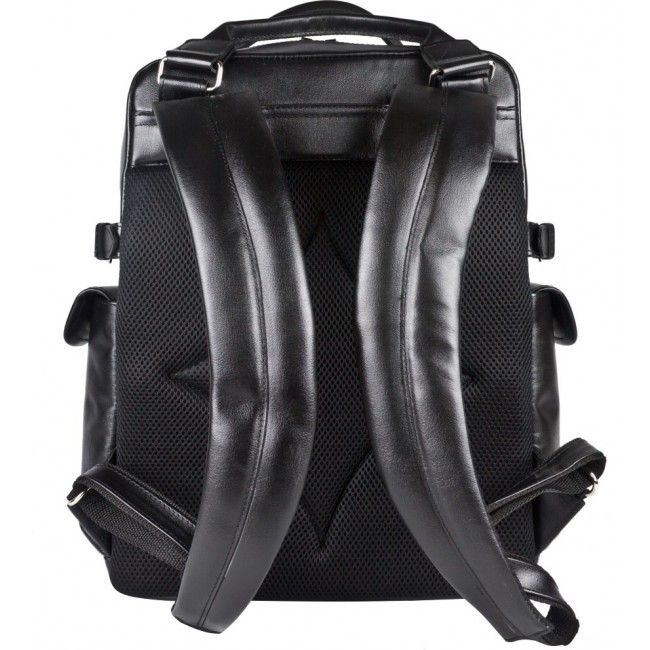 Кожаный рюкзак Carlo Gattini Corruda 3092-01 black - фото №9