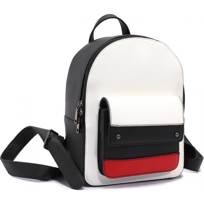 Рюкзак OrsOro DS-961 Черный-красный-белый - фото №2