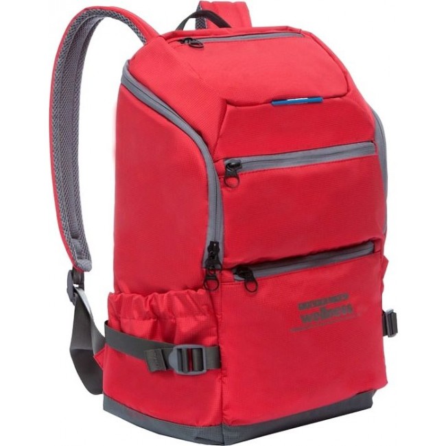 Рюкзак Grizzly RU-710-2 Красный с серым - фото №2
