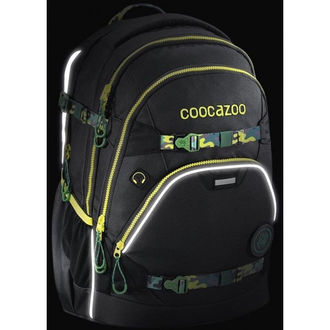 Рюкзак Coocazoo e-ScaleRale TecCheck Черный и зеленый - фото №8