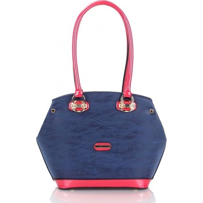 Женская сумка Giaguaro 04109 372-605-882-70 blue Синий-красный - фото №1