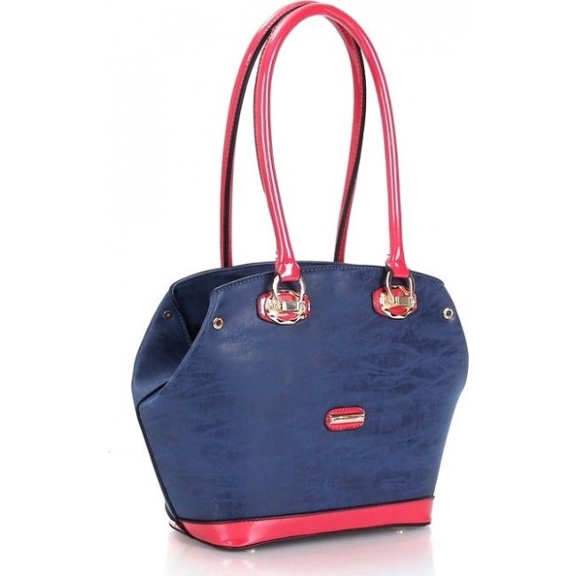 Женская сумка Giaguaro 04109 372-605-882-70 blue Синий-красный - фото №2