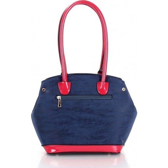 Женская сумка Giaguaro 04109 372-605-882-70 blue Синий-красный - фото №3