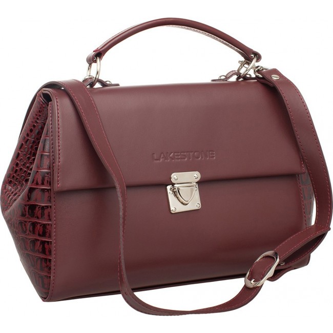 Женская сумка Lakestone Ketch Бордовый Burgundy - фото №2