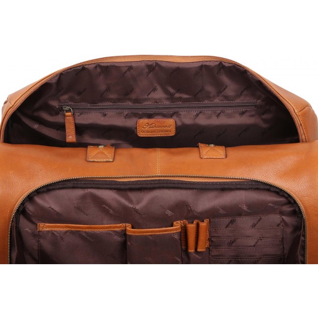 Дорожная сумка Ashwood Leather 8150 Tan Светло-коричневый - фото №5