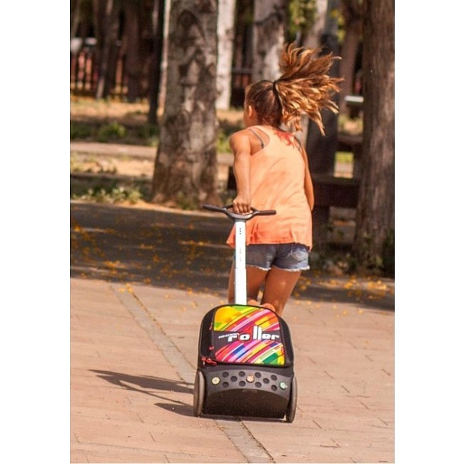 Рюкзак для школьников на колесах Nikidom 20908 Калейдо - фото №6