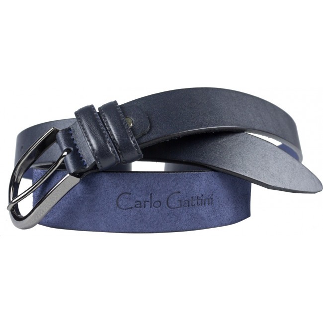 Ремень Carlo Gattini Afrile Dark blue Темно-синий - фото №2