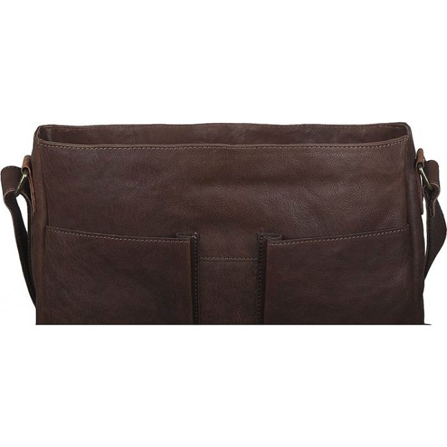 Мужская сумка Ashwood Cyrus Коньячно-коричневый - фото №4