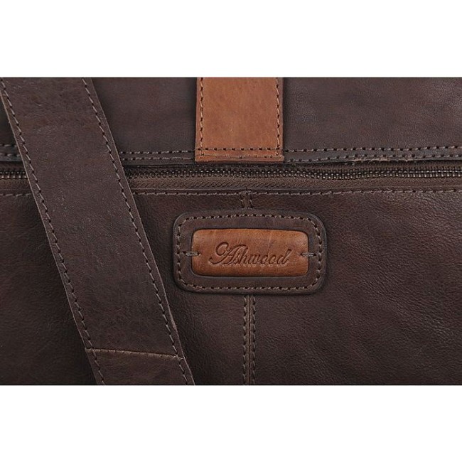 Мужская сумка Ashwood Cyrus Коньячно-коричневый - фото №5