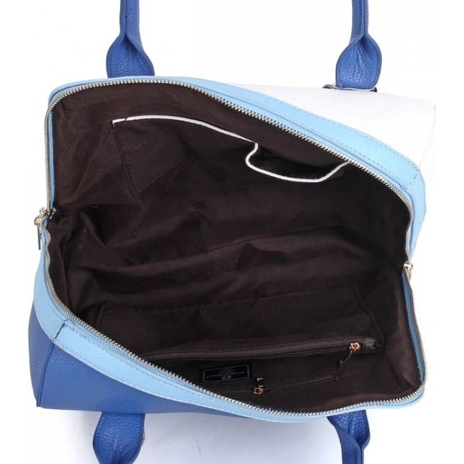 Женская сумка Giaguaro 04122 780-117-780-40-780- Голубой-Белый - фото №5