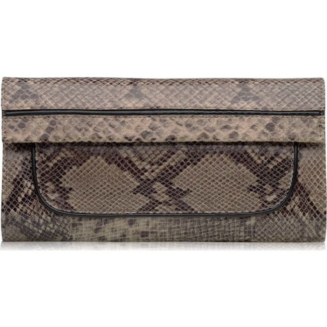 Клатч Trendy Bags K00565 (python) Серый - фото №1
