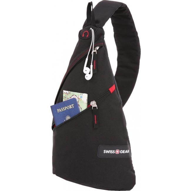 Рюкзак SwissGear SA18302130 Черный красный - фото №3