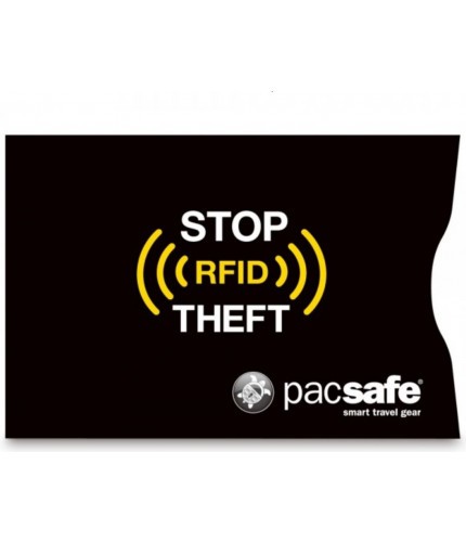 Чехол для банковских карт Pacsafe RFIDsleeve 25 Черный- фото №1