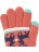 Варежки Kawaii Factory Перчатки сенсорные "Олени" Красный - фото №2