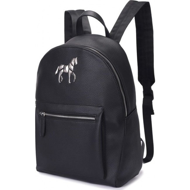 Рюкзак Grizzly RM-95 Лошадь (черный) - фото №2