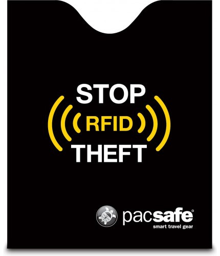 Чехол для паспорта Pacsafe RFIDsleeve 50 Черный- фото №1