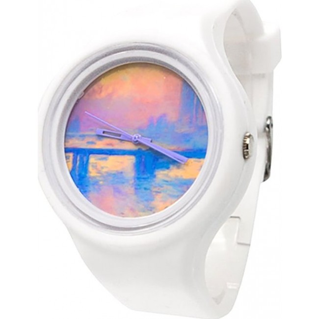часы Kawaii Factory Часы силиконовые "Monet" Белые - фото №1
