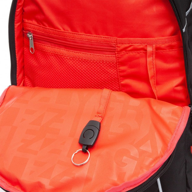 Рюкзак школьный Grizzly RB-259-3 черный-красный - фото №12
