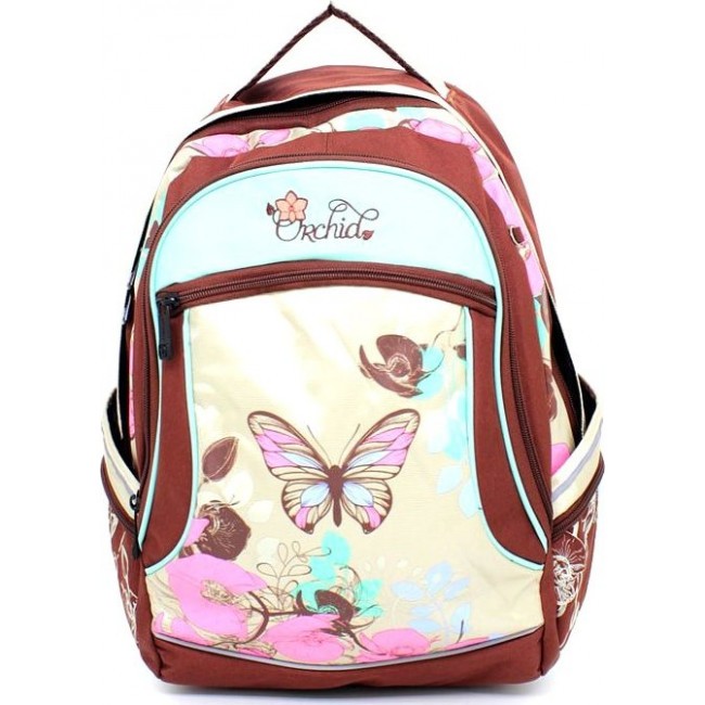 Рюкзак для подростка девочки с бабочками Steiner ST2 Орхидея - фото №1