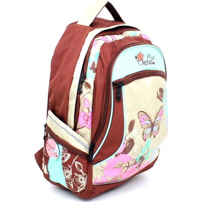 Рюкзак для подростка девочки с бабочками Steiner ST2 Орхидея - фото №2