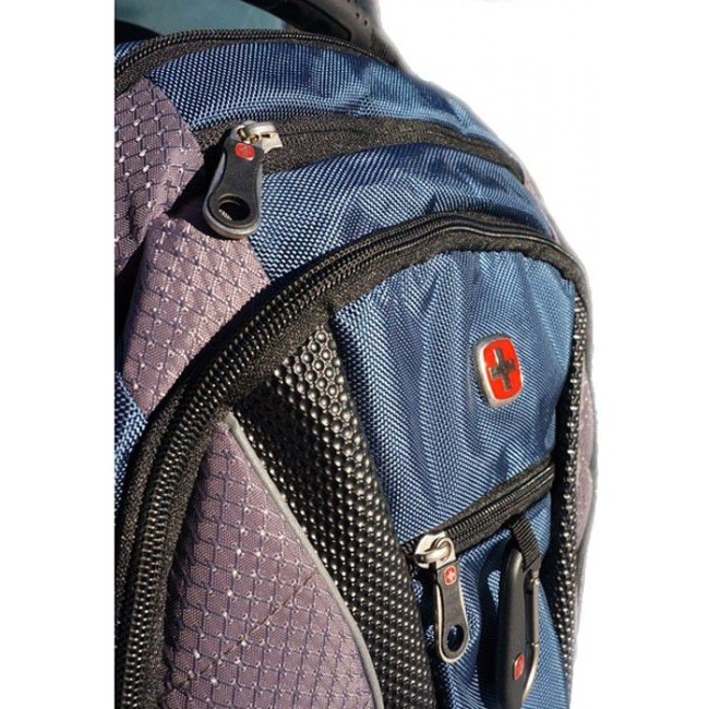 Городской рюкзак Wenger NEO Серо-синий - фото №7