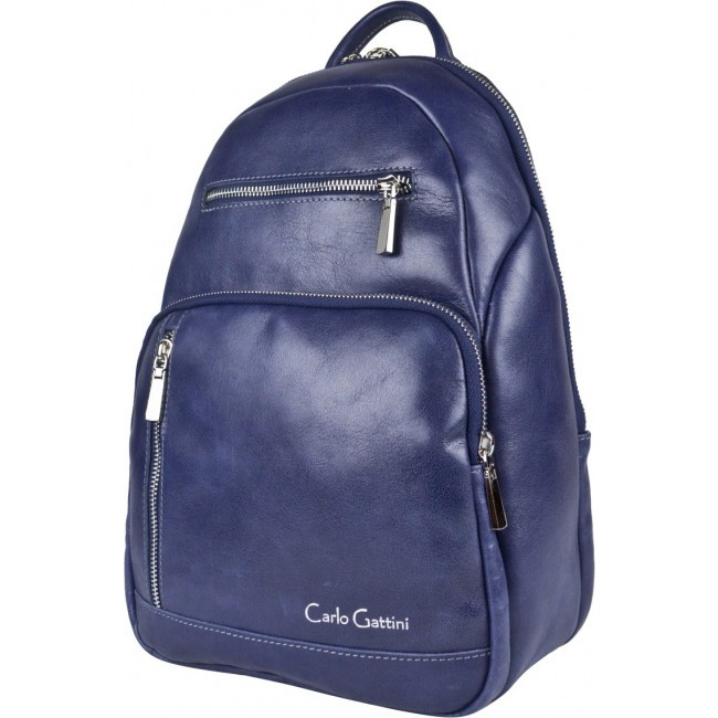 Кожаный рюкзак Carlo Gattini Fantella 3095-07 blue - фото №2