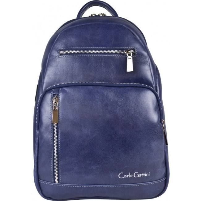 Кожаный рюкзак Carlo Gattini Fantella 3095-07 blue - фото №1