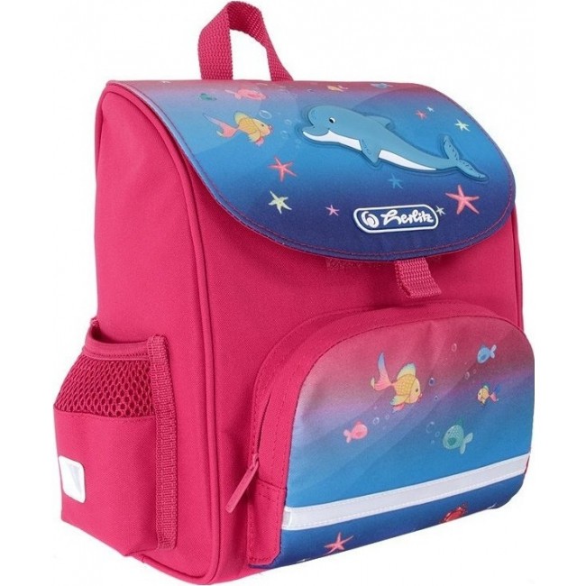 Ранец дошкольный Herlitz Mini softbag Little Dolphin Розовый - фото №9