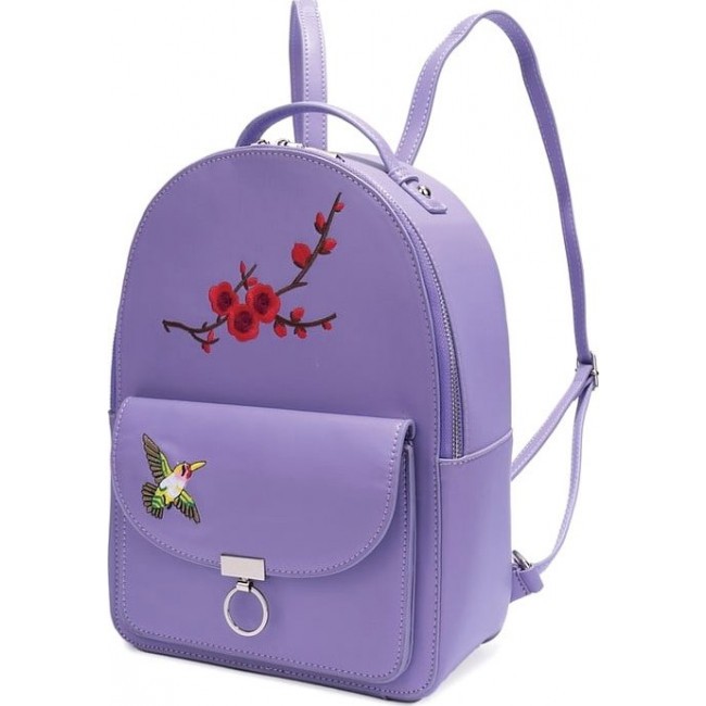 Рюкзак OrsOro DS-830 Птичка (фиолетовый) - фото №2