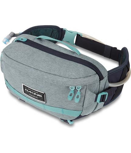 Сумка поясная с резервуаром Dakine HOT LAPS 5L Lead blue- фото №1