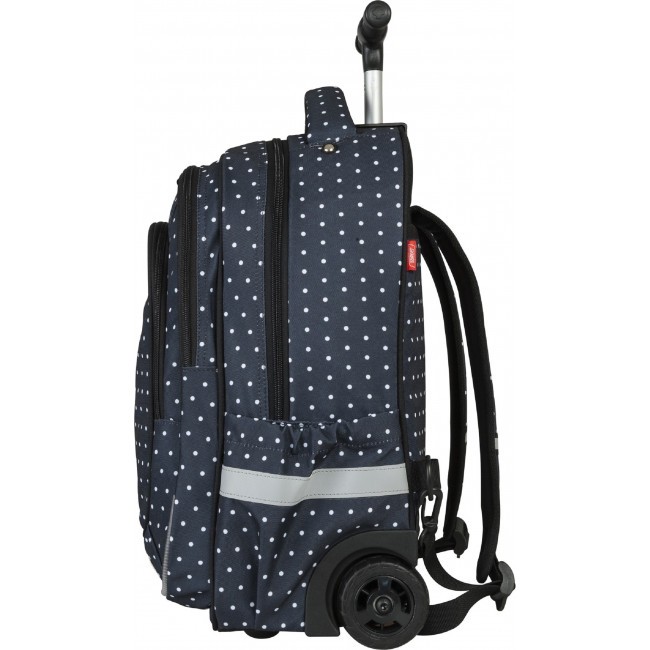 Рюкзак-тележка Target Backpack trolley Dots Черный в горошек - фото №3