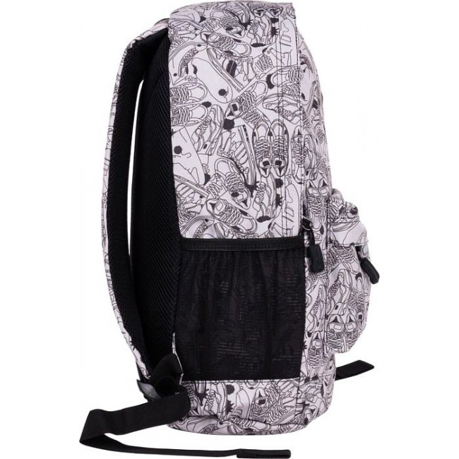 Рюкзак Polar 15008 Цветы (серый) - фото №2