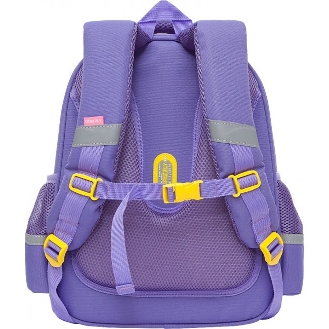 Школьный рюкзак Grizzly RAz-186-1 лаванда - фото №3