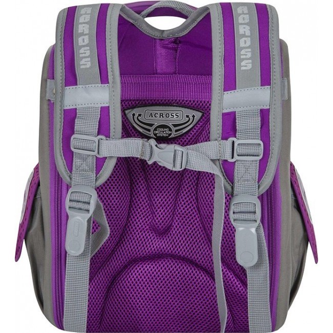 Рюкзак Across ACR18-195 Собака (серо-фиолетовый) - фото №4