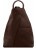 Рюкзак из мягкой кожи Tuscany Leather Shanghai TL140963 Темно-коричневый - фото №1