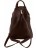 Рюкзак из мягкой кожи Tuscany Leather Shanghai TL140963 Темно-коричневый - фото №3