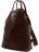 Рюкзак из мягкой кожи Tuscany Leather Shanghai TL140963 Темно-коричневый - фото №2