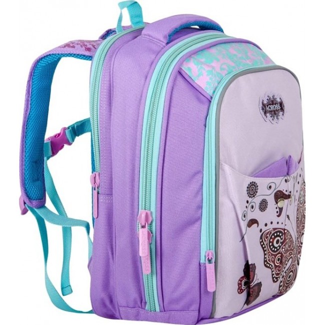Школьный рюкзак Across ACS5 С бабочками - фото №3