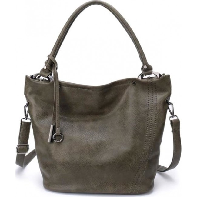 Женская сумка OrsOro DW-854 Оливковый - фото №1