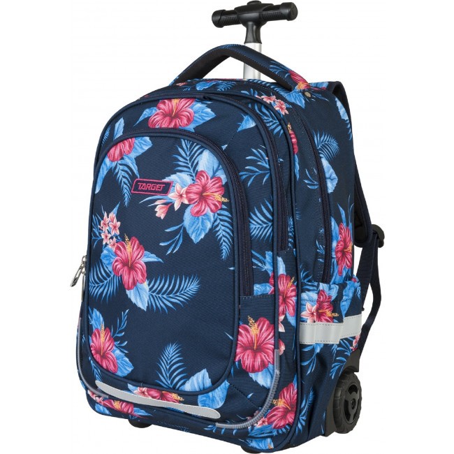 Рюкзак-тележка Target Backpack trolley Floral Синий - фото №2