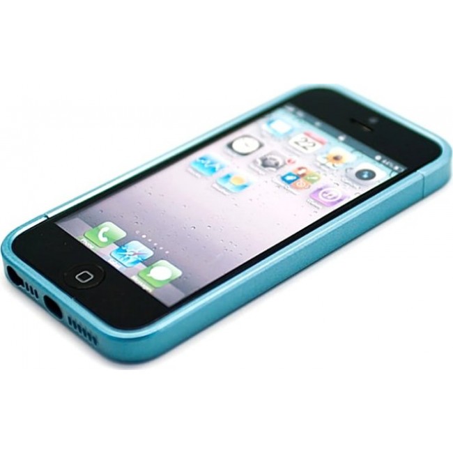 Чехол для iphone Kawaii Factory Бампер для iPhone 5/5s "Spigen" Голубой - фото №2