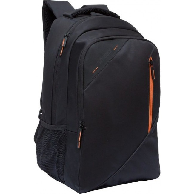 Рюкзак Grizzly RU-700-3 Черный - оранжевый - фото №2